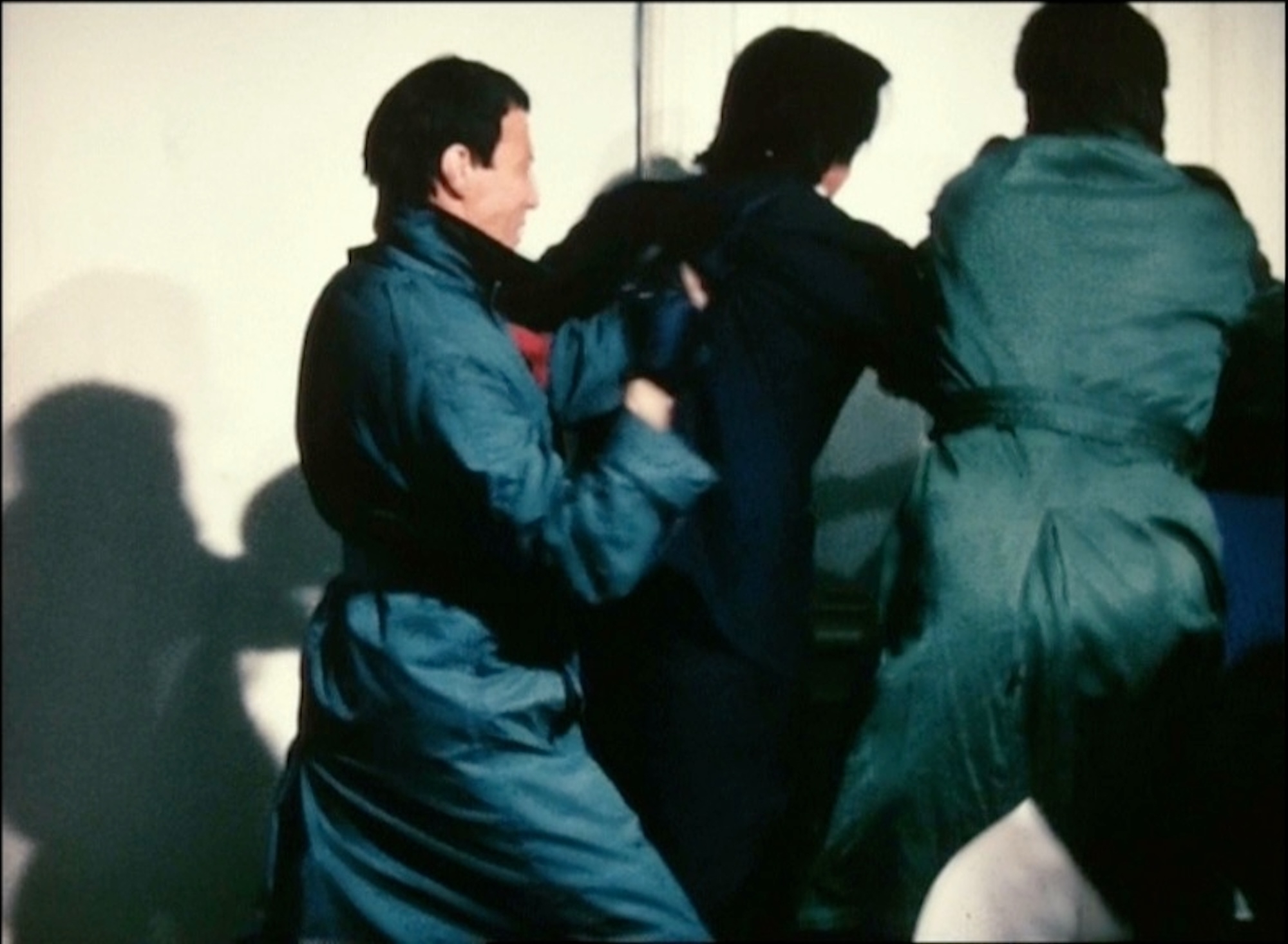 Lionel Soukaz avec Guy Hocquenghem, Race d’Ep, 1979, film couleur, 95 minutes, France, photogramme où apparaît Michel Journiac, courtesy Stéphane Gérard